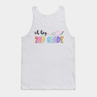 Back To School Oh Hey 2nd Grade Teachers Women Student Tank Top